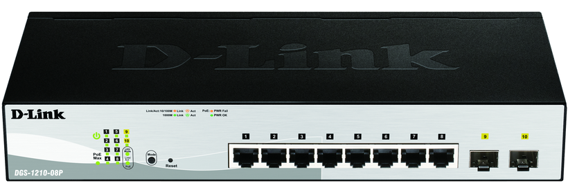 Switch PoE D-Link DGS-1210-08P/E
