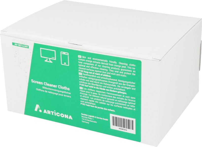ARTICONA Screen Cleaner Cloth 40 pcs.