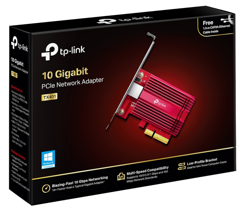 TP-LINK TX401 10 GB PCI hálózati kártya