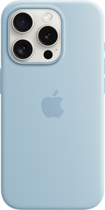 Capa em silicone Apple iPhone 15 Pro com MagSafe