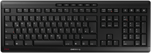 Clavier sans fil CHERRY STREAM, noir
