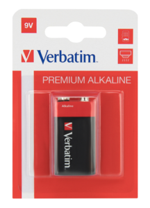 Pile alcaline Verbatim 6LR61, 1 pile