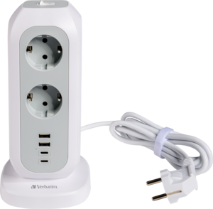 Power Tower 11x AC + 4x USB 2m