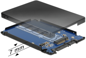 Convertisseur DeLock SATA 22 br. > SATA