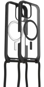Coque + cordon OtterBox React iPhone 16
