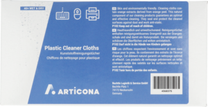 Chiffon ARTICONA nettoyage plastique x40
